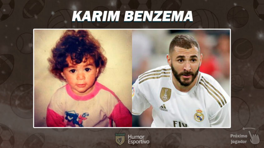 Resposta: Karim Benzema. Tente a próxima foto!