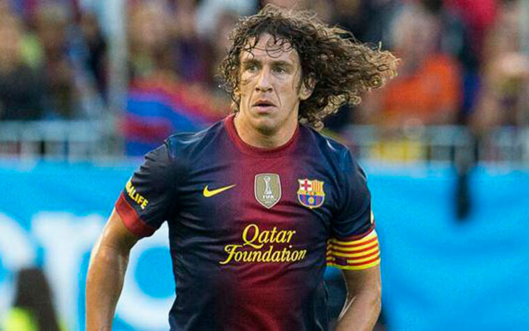 Carles Puyol (zagueiro): torcedor do Barcelona – defendeu o clube de 1997 a 2014 – aposentado 