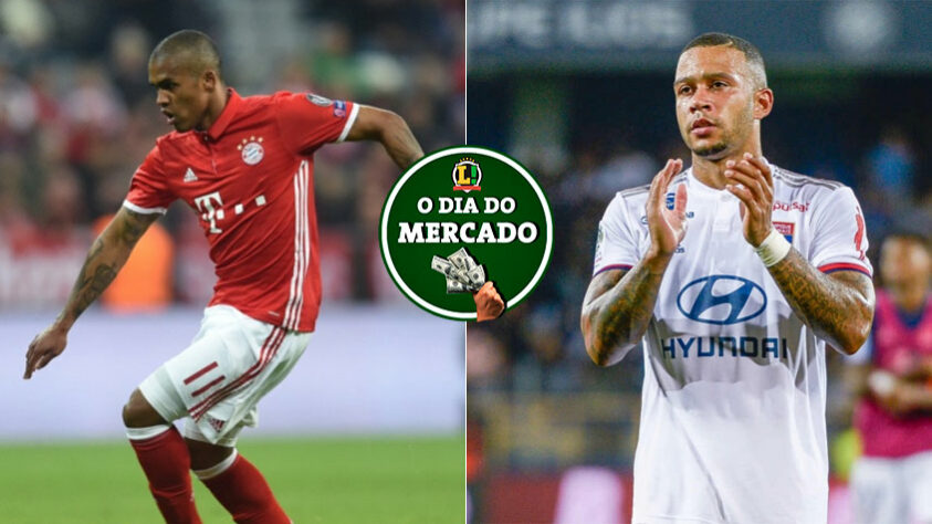 A um dia do encerramento da janela de transferências na Europa, o mercado segue agitado. Neste domingo, o brasileiro Douglas Costa ficou mais perto de voltar a defender o Bayern de Munique, da Alemanha. Já o atacante Memphis Depay, do Lyon, deve se transferir para o Barcelona, segundo o diretor esportivo do clube, Juninho Pernambucano. Veja essas e outras notícias agora no vaivém. (Por Redação do LANCE!)