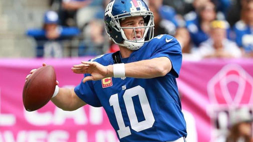 9º Eli Manning - 366 touchdowns