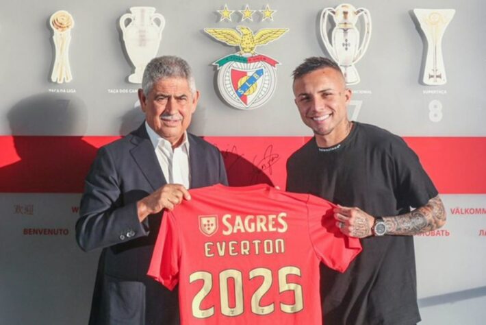 EM BAIXA - Everton - Atacante - Benfica - A temporada do Benfica é tenebrosa, e Jorge Jesus não consegue fazer Everton "Cebolinha" render. São quatro gols em 33 jogos.