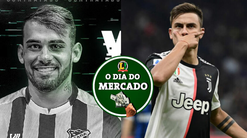 O domingo trouxe novidades no mercado da bola. O atacante Felipe Vizeu, ex-Flamengo e ex-Grêmio, acertou sua volta ao Brasil. O argentino Dybala está cobiçado e pode deixar a Juventus em janeiro. Além disso, dirigentes do Palmeiras viajaram ao Equador para convencer Miguel Ángel Ramírez a acertar com o clube. Confira essas e outras notícias no Dia do Mercado.