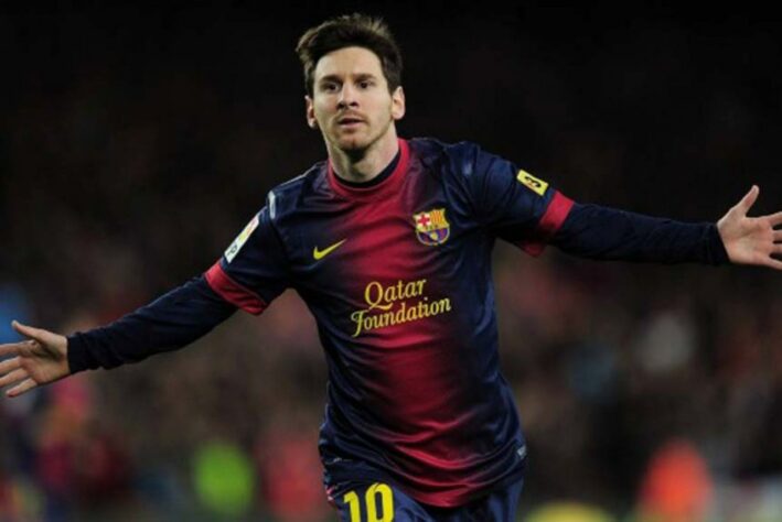 2012 - Lionel Messi (Barcelona) / 2º lugar: Cristiano Ronaldo (Real Madrid); 3º lugar: Andrés Iniesta (Barcelona)