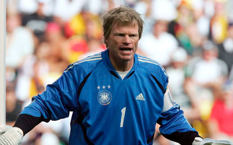 Oliver Kahn - Considerado um dos maiores goleiros da história do futebol, Kahn defendeu o Bayern de Munique entre 1994 e 2008, clube que assumiu a diretoria geral. (Foto: AFP)