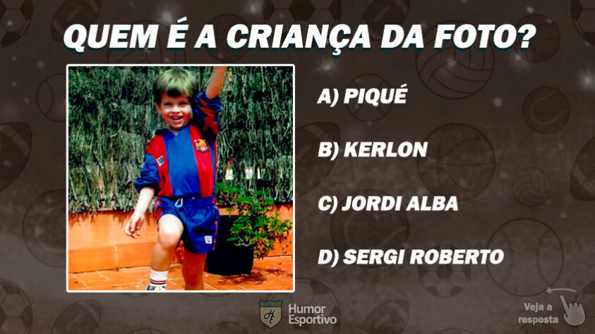 Quiz: Sabe de qual jogador é essa foto de infância?