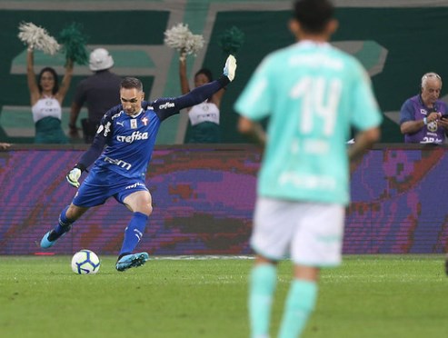 Fernando Prass defendeu o Palmeiras pela última vez no Allianz Parque diante do Fluminense, pelo Brasileirão de 2019.