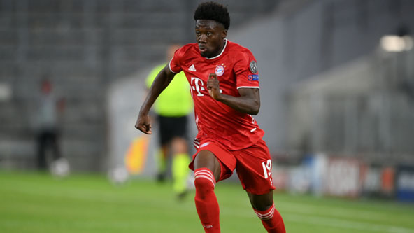 Alphonso Davies fecha a lista de desprezados do Barcelona. 