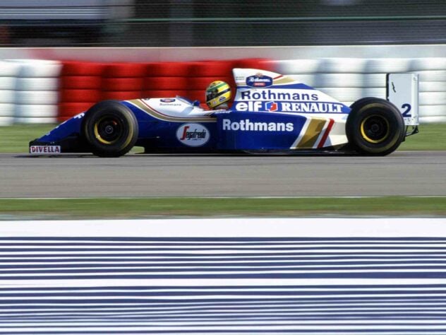 O FW16 foi o último carro de Ayrton Senna na Fórmula 1, em 1994. Mesmo com o tricampeão, sofria com a força da Benetton na temporada 