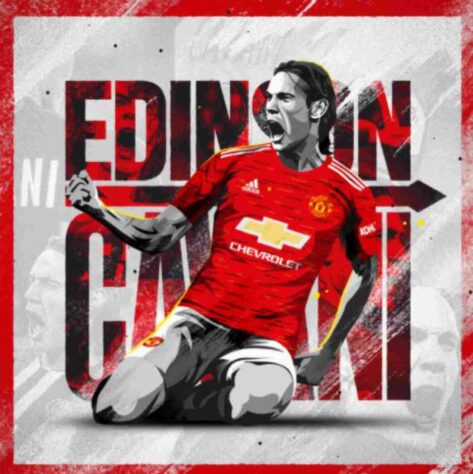 FECHADO - De última hora, o Manchester United anunciou a chegada sem custos do experiente atacante uruguaio Edinson Cavani. O uruguaio usará o número '7', a mais importante dos Red Devils, que já foi de jogadores como Best, Cantona, Beckham e Cristiano Ronaldo.