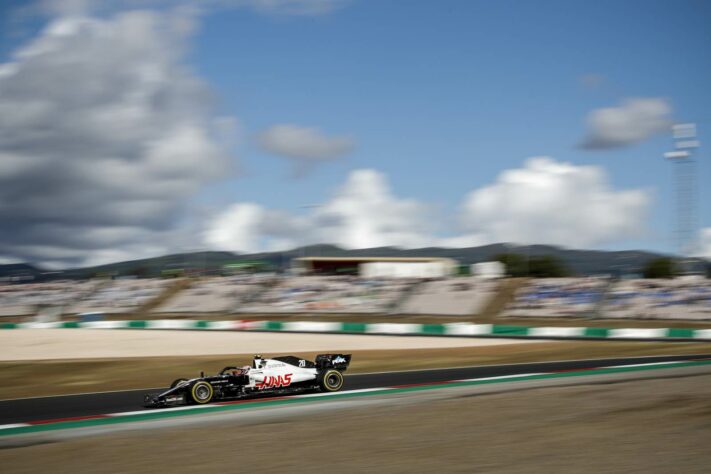 O dinamarquês ficou na frente do companheiro de equipe, Romain Grosjean, no circuito português