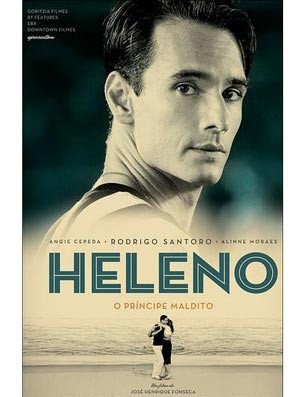 Rodrigo Santoro é quem interpreta Heleno em ‘Heleno – o Príncipe Maldito’ (2011), filme que conta a trágica vida do jogador do Botafogo nos anos 40.