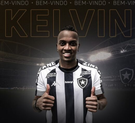  Kelvin também deixou o Botafogo pela opção do clube de não renovar o contrato após o fim da temporada.