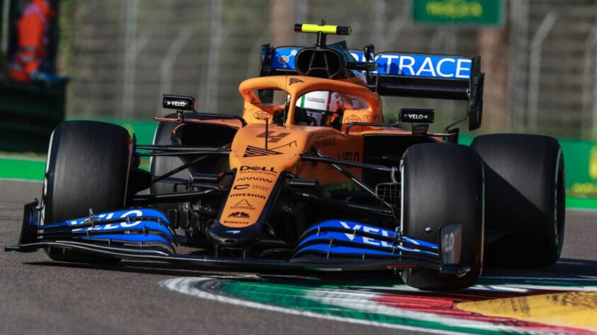 Lando Norris ficou com a nona posição no grid em Ímola