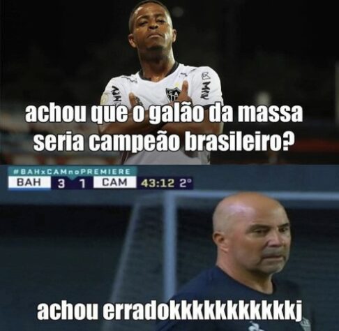 Brasileirão: os melhores memes de Bahia 3 x 1 Atlético-MG