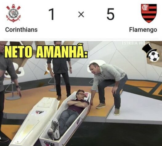 Brasileirão: os melhores memes da goleada do Flamengo sobre o Corinthians