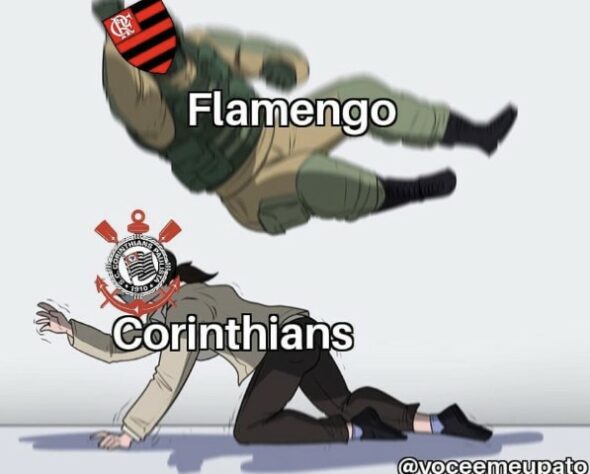 Brasileirão: os melhores memes da goleada do Flamengo sobre o Corinthians