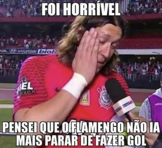 Brasileirão: os melhores memes da goleada do Flamengo sobre o Corinthians