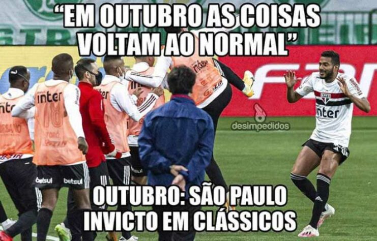 Brasileirão: os melhores memes de Palmeiras 0 x 2 São Paulo