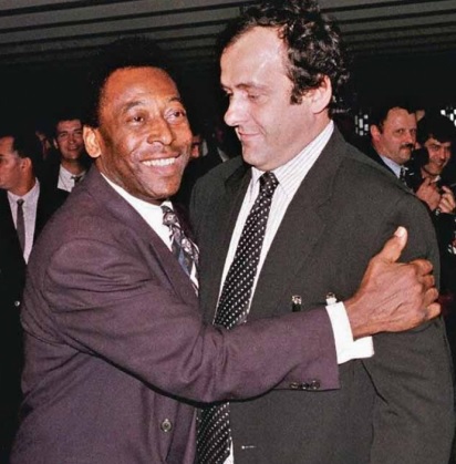 "Pelé é o maior jogador de futebol da história" - PLATINI, ex-jogador da França e ex-presidente da Uefa.