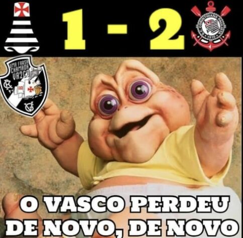 Brasileirão:  os melhores memes de Vasco da Gama 1 x 2 Corinthians