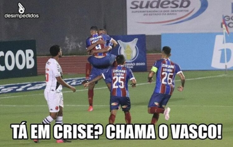 Brasileirão: os melhores memes de Bahia 3 x 0 Vasco da Gama