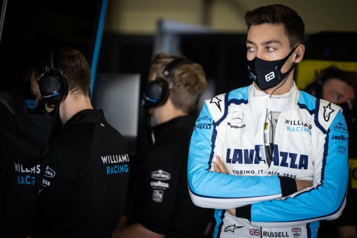 George Russell novamente foi o melhor piloto da Williams no treino classificatório