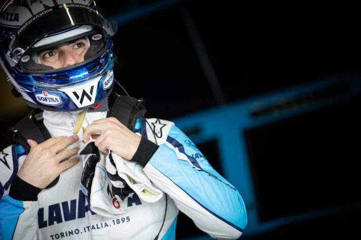 Nicholas Latifi, apesar do bom resultado, ficou atrás do companheiro de equipe