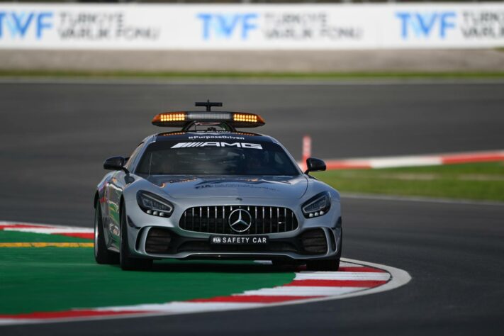 O safety-car é usado na F1 em situações perigosas, como chuvas ou acidentes. E evoluiu bastante ao longo do tempo. Confira nessa galeria especial (Por Grande Prêmio)