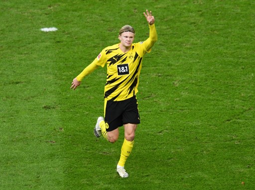 4º: Erling Haaland (Borussia Dortmund) - 25 gols / 50 pontos