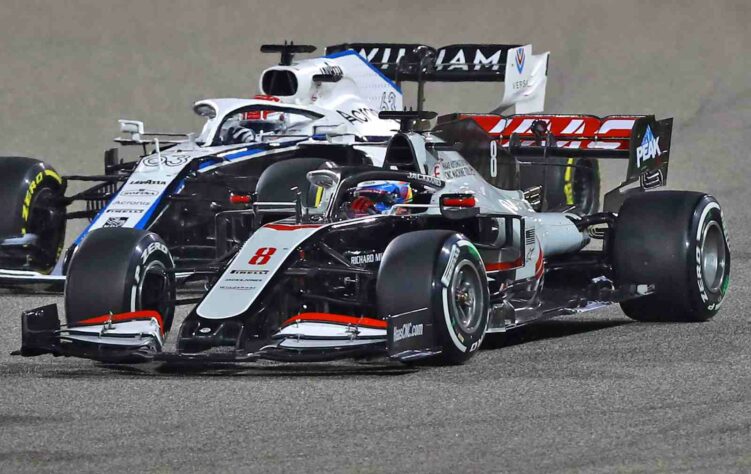 Romain Grosjean largou na 19ª colocação no GP do Bahrein.