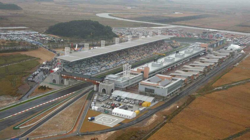 O circuito de Yeongam, na Coreia do Sul, não deixou muitas saudades na Fórmula 1, especialmente pelos problemas estruturais e localização 