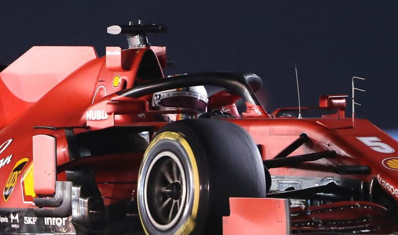 13 - Sebastian Vettel (Ferrari) - 3.10: Difícil até de notar que estava na pista.