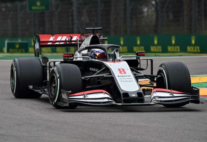 14º - Romain Grosjean (Haas) - 1.86: Nem a maluquice das voltas finais o fez sonhar com pontos