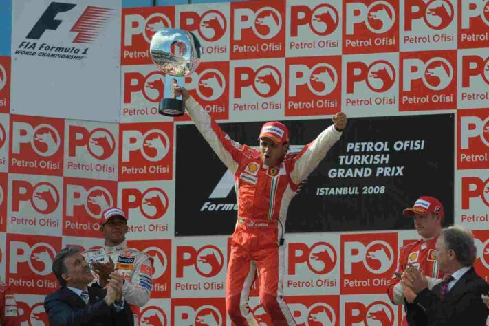 Até hoje, Felipe Massa é o maior vencedor do GP da Turquia.