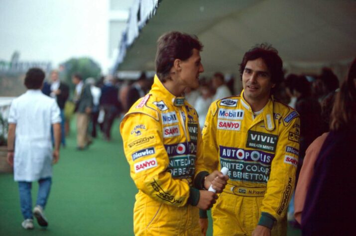 Roberto Pupo Moreno foi dispensado da Benetton durante a temporada de 1991 para a chegada do jovem Michael Schumacher.