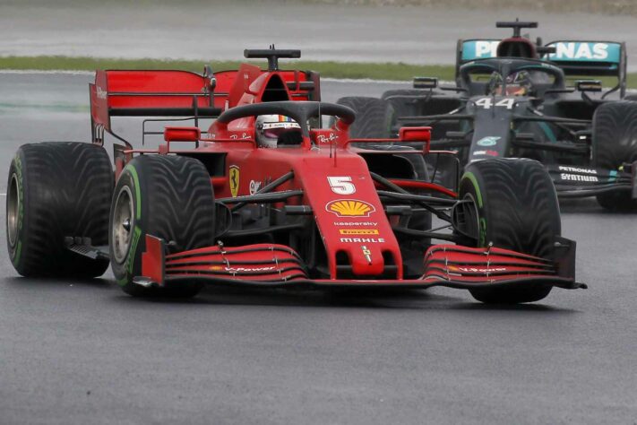 3 - Sebastian Vettel (Ferrari) - 9.23 - Finalmente uma grande performance em 2020.