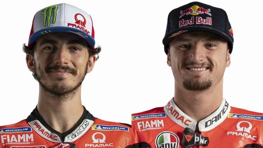 Mudança completa na Ducati. Francesco Bagnaia e Jack Miller são promovidos para os lugares de Andrea Dovizioso e Danilo Petrucci.