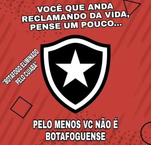 Copa do Brasil: Botafogo é eliminado pelo Cuiabá e é alvo de memes nas redes sociais