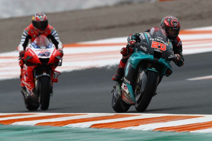 A MotoGP realizou os primeiros treinos do GP da Europa. Confira as principais imagens