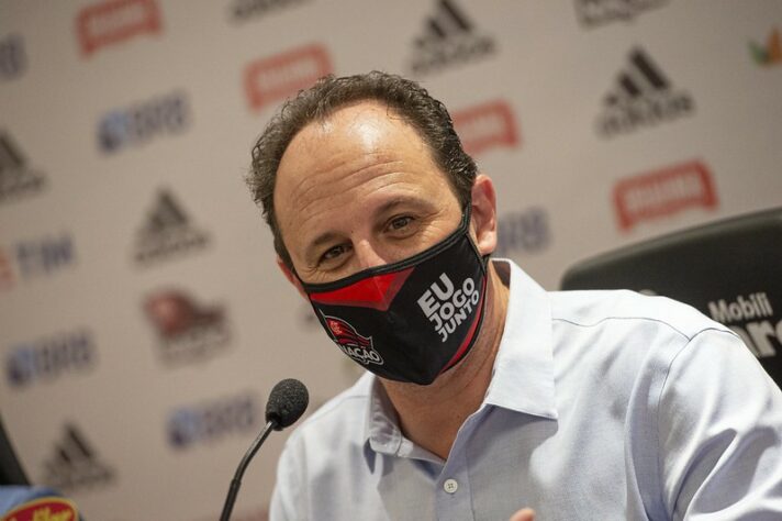 Rogério Ceni em sua apresentação no Flamengo