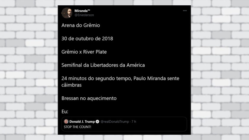 Parece que a virada do River Plate em 2018 marcou demais a vida dos torcedores do Grêmio. O jogo deveria ter parado antes daquele pênalti no finalzinho? 