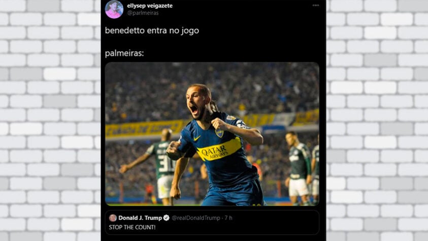 Algoz do Palmeiras em 2018, o Boca Juniors de Benedetto foi lembrado