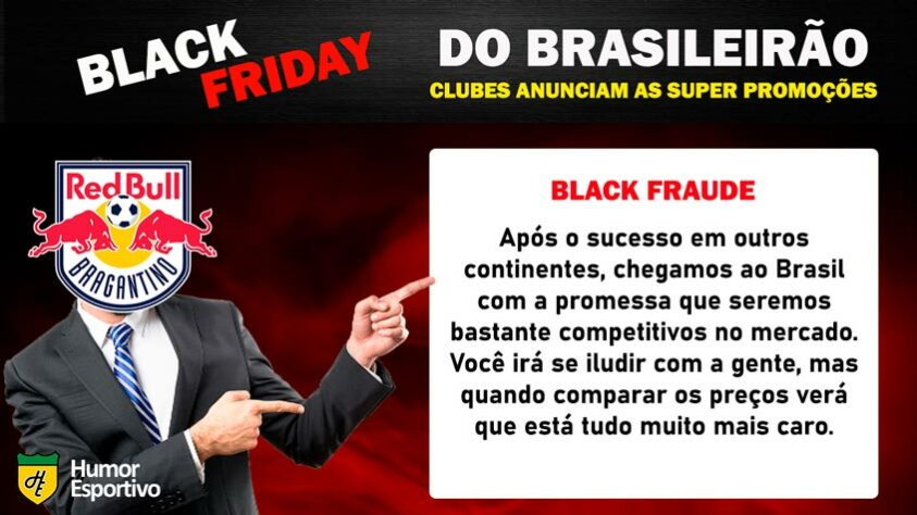 Black Friday: a promoção do Red Bull Bragantino