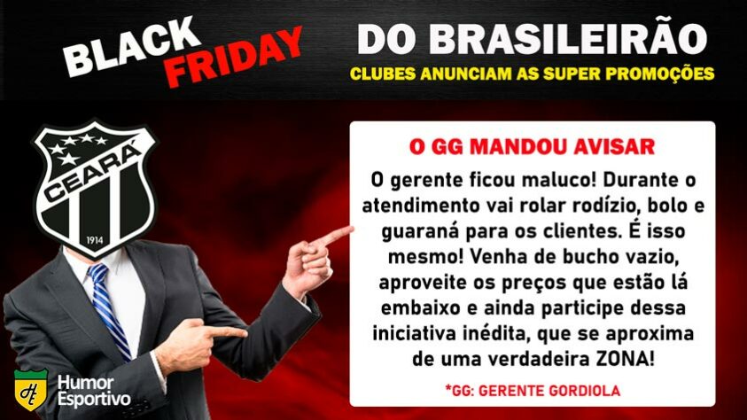Black Friday: a promoção do Ceará