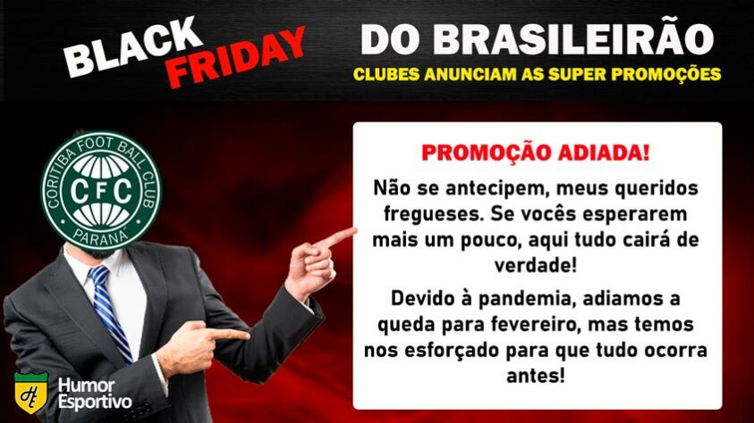 Black Friday: a promoção do Coritiba
