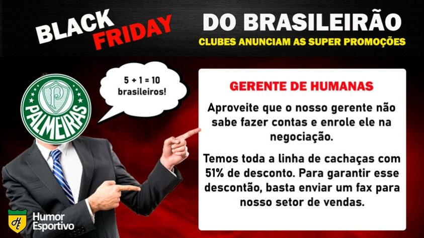 Black Friday: a promoção do Palmeiras