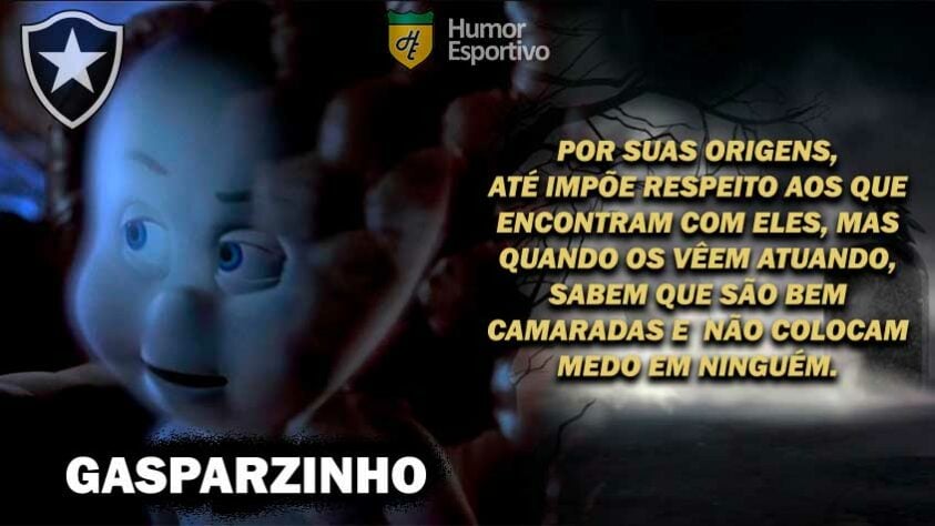 Sexta-feira 13: Botafogo seria o "Gasparzinho: o Fantasminha Camarada"