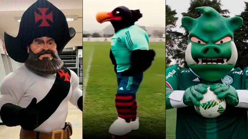 A revolta dos mascotes! Após sucesso do 'Canarinho Pistola', vários clubes têm adaptado os bonecos para versões mais 'bravas'. O Flamengo foi mais um a entrar na moda nesta terça-feira. Confira na galeria! (Por Humor Esportivo)