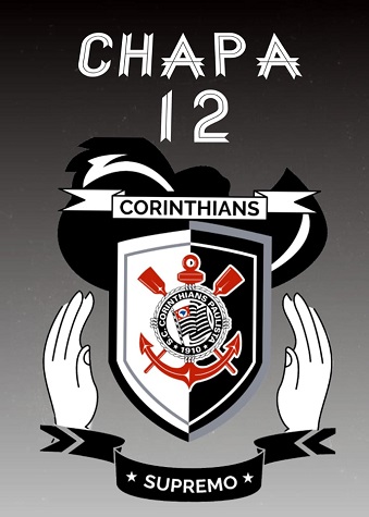 12 - Corinthians Supremo - Apoia a candidatura de Augusto Melo. Propostas com foco em: Arena, orçamento participativo, reformas eleitorais e estatutárias, mais direitos ao sócio e ao sócio-torcedor, sede social, proibir uso político de cargos, limitar poder da diretoria e responsabilizá-la por prejuízos, base, e transparência.