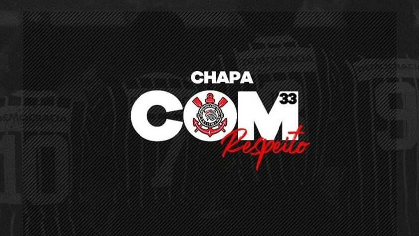 33 - Corinthians Com Respeito - Apoia a candidatura de Duílio Monteiro Alves. Propostas: Zelar pelo estatuto, fiscalização das contas, transparência, flexibilização de taxas e benefícios dentro do clube social, divulgação de eventos via mala direta e desenvolvimento do Instituto de responsabilidade social do Corinthians.